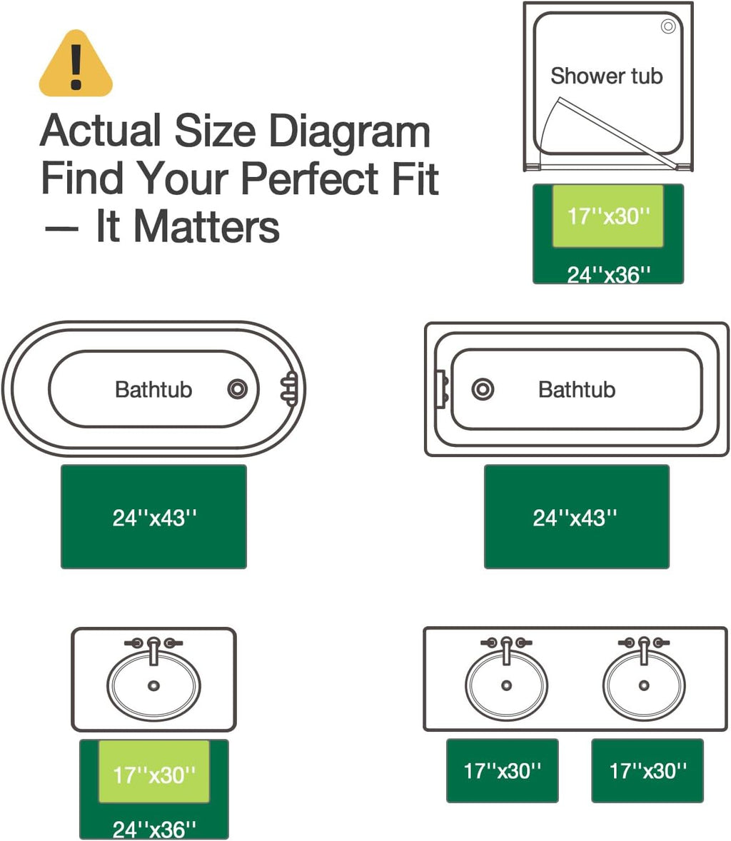 LUMI Luxury Bathroom Rug, Ultra Soft Quick Dry Bath Mat, Non-Slip Absorbent Thick Chenille Bath Rug, Cozy Braid Design Floor Mat for Bathtub, Sink, Laundry, Bedroom, Grey, 24"x43"