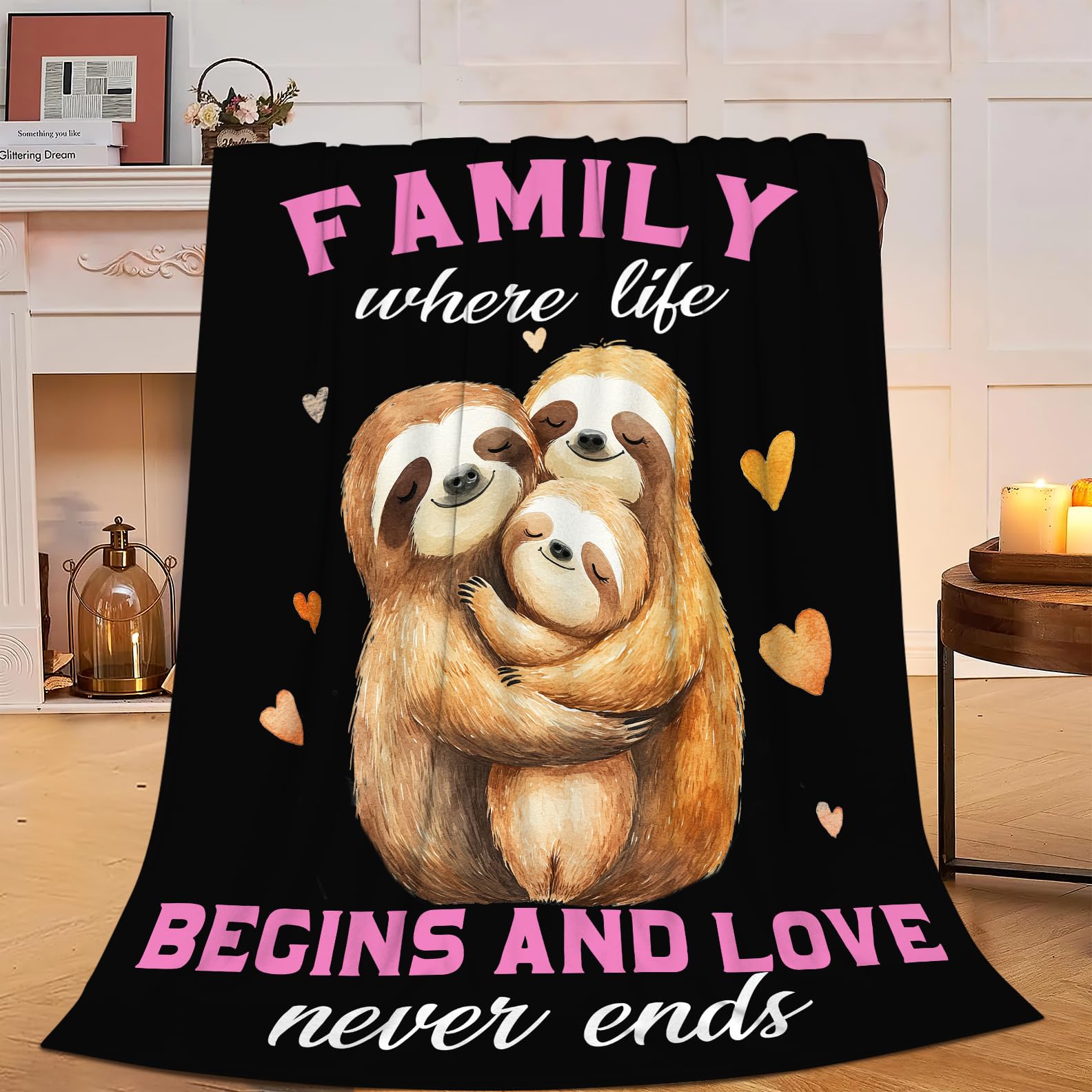 Christian Blanket Soft Warm Bible Verse Scriptures Fleece Throw Blanket Christian Gifts for Women Cozy Plush Fluffy Religious Trust in Lord Lightweight Flannel Gifts Blankets for Kids Adults 50"X40"