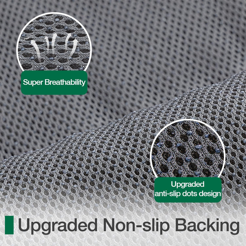 LUMI Luxury Bathroom Rug, Ultra Soft Quick Dry Bath Mat, Non-Slip Absorbent Thick Chenille Bath Rug, Cozy Braid Design Floor Mat for Bathtub, Sink, Laundry, Bedroom, Grey, 24"x43"