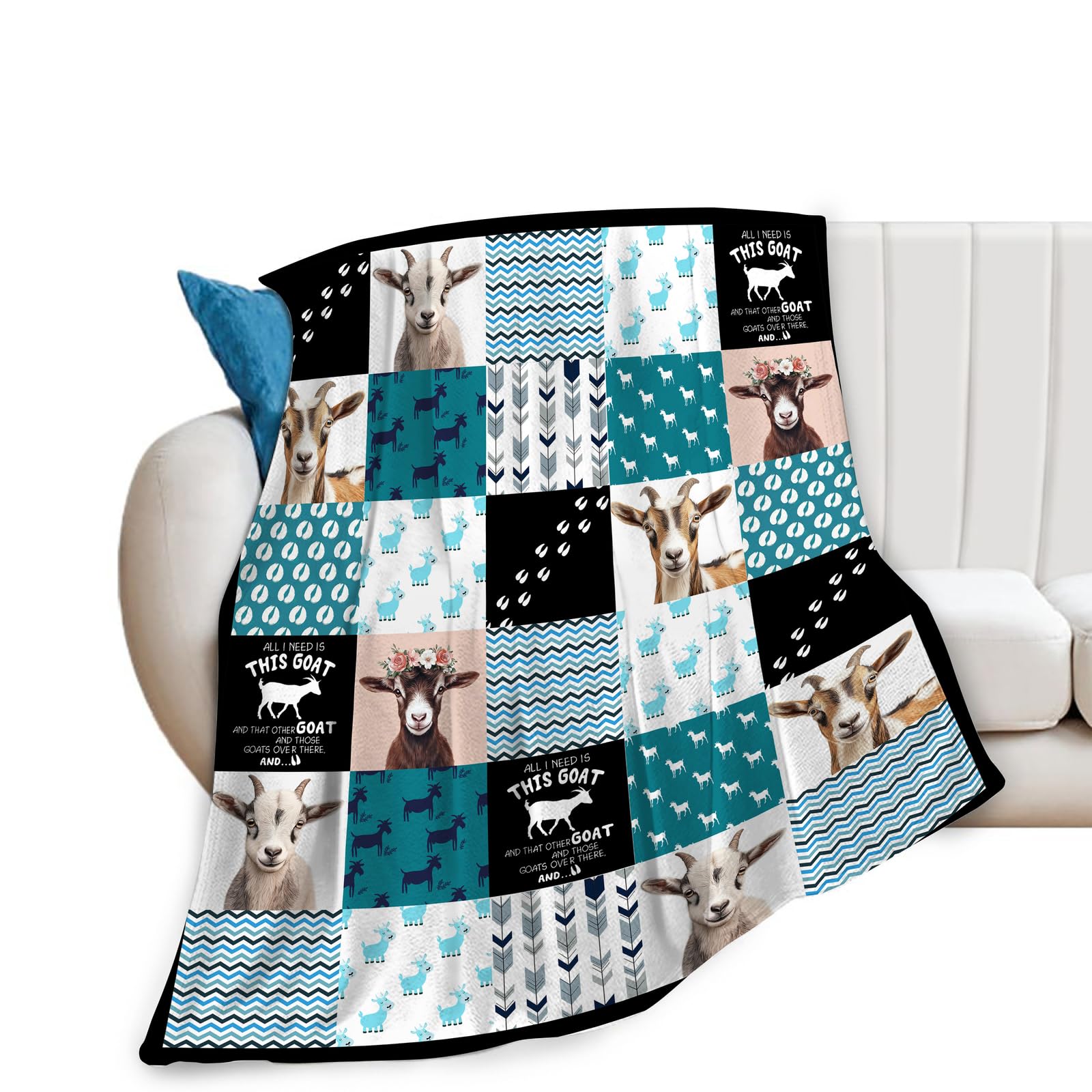 Christian Blanket Soft Warm Bible Verse Scriptures Fleece Throw Blanket Christian Gifts for Women Cozy Plush Fluffy Religious Trust in Lord Lightweight Flannel Gifts Blankets for Kids Adults 50"X40"