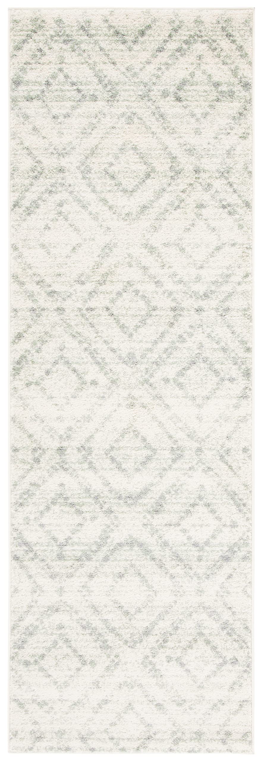 SAFAVIEH Area Rug 8x10 - Adirondack Collection - Large - Light Grey & Grey, Geometric Trellis Pattern, Non-Shedding & Easy Cleaning, Ideal for Living Room, Bedroom, Office, Dining Space (ADR131C)